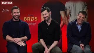 BROS  Nicholas Stoller Billy Eichner Luke MacFarlane interview  intervista  HOT CORN