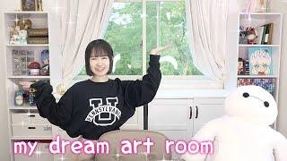 Ultimate ART ROOM makeover 2023 - I bought a house