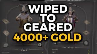 FROM WIPED TO GEARED WIZARD 4000g+ Profit - Dark and Darker