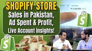 Shopify Store Sales in Pakistan on Live Account Insights  Hafiz Ahmed