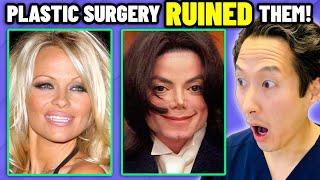 Plastic Surgeon Reacts to 10 WORST Celeb Plastic Surgery DISASTERS