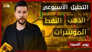 تحليل الذهب والمؤشرات الاسبوعي  السبت 22-06-2024