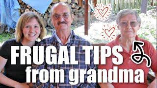 10 Old Fashioned Frugal Living Tips from Grandma you will save you thousands