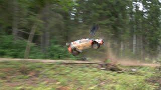 Rally Estonia 2024 jumps party original Ott Tänak crash