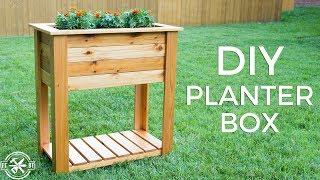 DIY Raised Planter Box with Hidden Drainage  How to Build