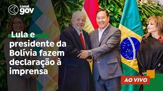  Lula e presidente da Bolívia fazem declaração à imprensa