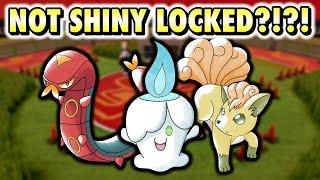 I hunted these Pokemon Game Freak FORGOT TO SHINY LOCK