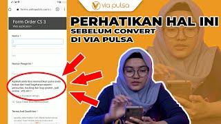 WARNING    WAJIB TAU INI SEBELUM CONVERT PULSA