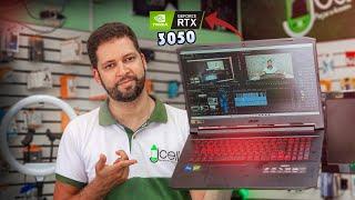A nova Ilha de Edição do CANAL Notebook Acer Nitro 5 com RTX 3050 Estreia do Novo Studio