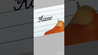 Rameez in cursive handwriting