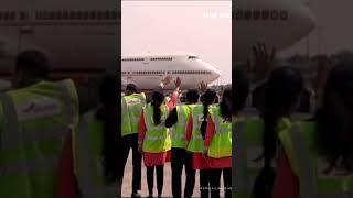 Air India wave goodbye to its Queen of the Skies the Boeing 747 departing Mumbai