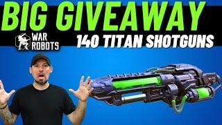 War Robots 140 Anguisher Giveaway  Huge War Robots Giveaway