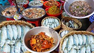 Old Ta Khmao Market Morning Scenes Amazing Cambodian Traditional Market Where You Get Everything