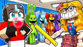 ¡ATRAPADO en ESCUELA con SMILING CRITTERS en Minecraft - Misaki Gamer