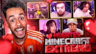 REACCIONANDO A LAS MUERTES DE LOS STREAMERS DE MINECRAFT EXTREMO - TheGrefg