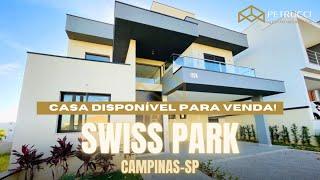 LINDO SOBRADO COM 3 SUÍTES À VENDA NO SWISS PARK CAMPINAS-SP. #swissparkcampinas