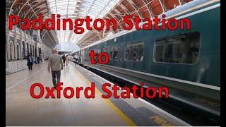 England London  Paddington Station to Oxford City by Train  4K