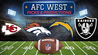 AFC West Division Preview Picks  NFL Bets with Picks And Parlays #nfl