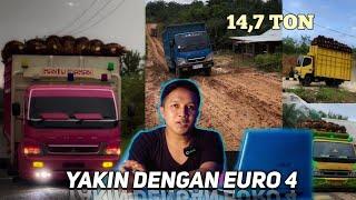 NYATANYA GINI DI JALAN SAWITTENTANG CANTER EURO 4  ⁉️   reaction