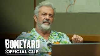 Boneyard 2024 Official Clip ‘Serial Killers For A Minute’ -  Mel Gibson Curtis 50 Cent Jackson