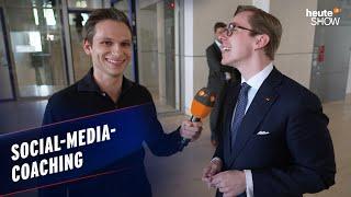 Fabian Köster gibt Tiktok-Nachhilfe im Bundestag  heute-show vom 03.05.2024