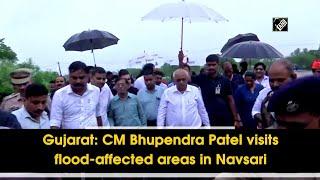 Gujarat CM Bhupendra Patel visits flood-affected areas in Navsari