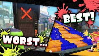 Ranking All 15 Splatoon Stage Gimmicks