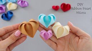 СЕРДЦЕ из ленты за 2 минуты ️ Ribbon Heart in 2 min