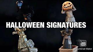 All Halloween Emotes + Signatures– For Honor