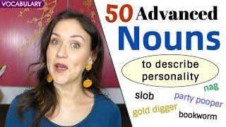 50 Advanced Nouns to Describe Personality  English Vocabulary
