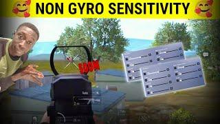 PUBG LITE  BEST NON GYRO SENSITIVITY SETTING  l PUBG mobile LITE non gyro zero recoil sensitivity