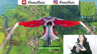 Romi Rain Plays Fortnite 1st Twitch Live Stream