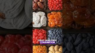 How long do dried fruits have a tradition of consumption?