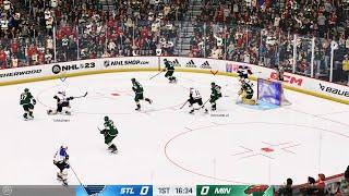 NHL 23 - St. Louis Blues vs Minnesota Wild - Gameplay PS5 UHD 4K60FPS