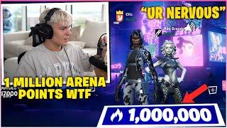 CLIX *EMBARRASSED* 1 MILLION Arena Points Player In 1v1 Wager & Reacts To BRECKIE Hill CAR