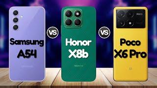 Honor X8b Vs Samsung A54 Vs Poco X6 Pro  @Eficientechs