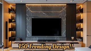 150 Luxury TV Wall Unit Design For Living room 2024  Tv Wall Decoration ideas  TV Cabinet Design