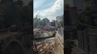 Jembatan OTISTA Bogor DIBONGKAR  Direvitaliasasi Dilebarkan Karena Menyempit Arah Kebun Raya
