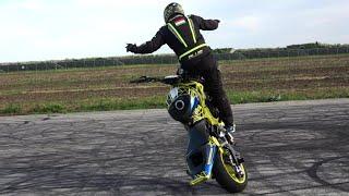 Awesome motorcycle skills - stunt riding best trick