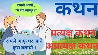 कथन  Speech