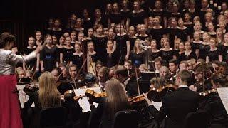 O Come All Ye Faithful Arr. Dan Forrest  BYU Combined Choirs and Orchestra - #LIGHTtheWORLD