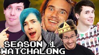 N60Sean Season 1 Watchalong 2 feat.  Dan and Phil Pewdiepie Markiplier & DanTDM