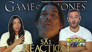 Game of Thrones 5x1 REACTION and REVIEW  FIRST TIME Watching  The Wars to Come