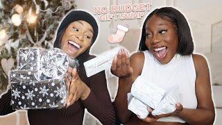 NO BUDGET CHRISTMAS GIFT SWAP WITH ADEOLA AND MARIAM  LOOKFANTASTIC.COM