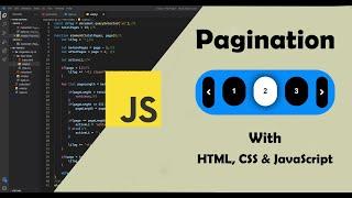 Pagination with JavaScript fastest way to create pagination