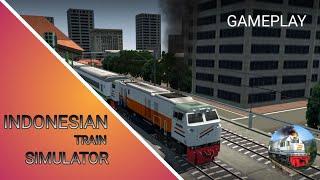 KERETA API CC 206 GAMBIR - KARAWANG INDONESIAN TRAIN SIMULATOR GAMEPLAY