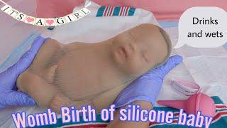 Womb Birth of Reborn Silicone baby
