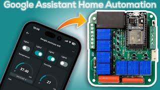 FREE Google Assistant based Home Automation with Arduino Cloud  ESP32 Projects  IOT Projects
