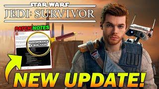 This is BAD NEWS & UNACCEPTABLE for Star Wars Jedi Survivor Survivor News Update + Patch Notes