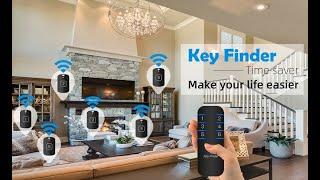 Yarrashop Key Finder RF Item Locator - Wireless Key Tracker with 6 Receivers